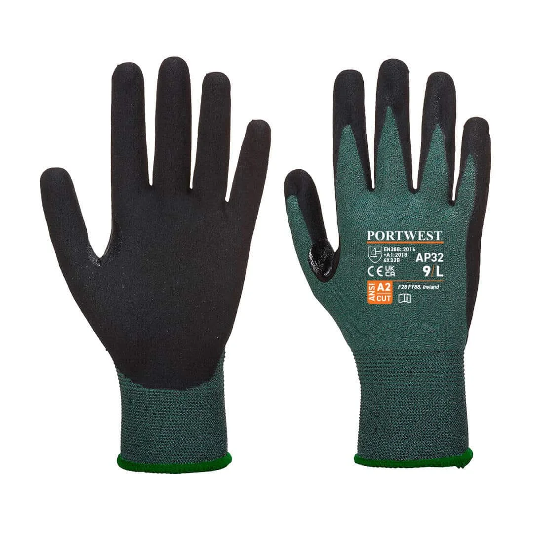 GANTS DE PROTECTION – GANTS ANTI COUPURE – AP32 – PACK DE 10 – Image 2